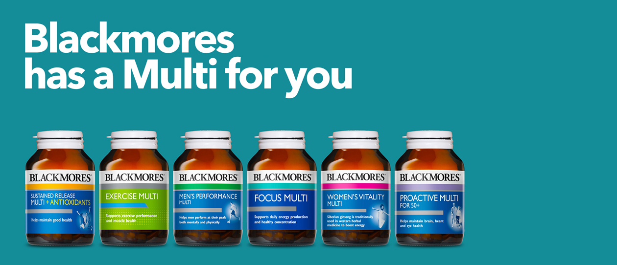 Blackmores Choose the right multivitamin for you