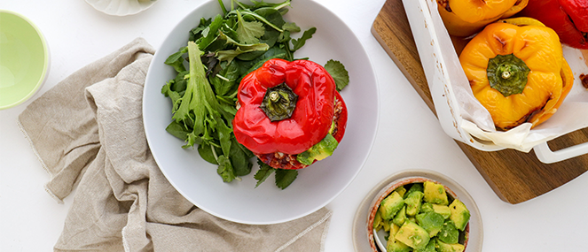 Mexican Stuffed Capsicums