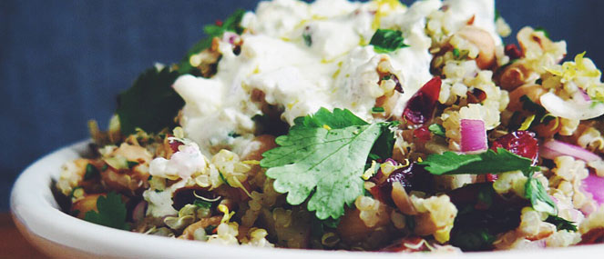 RECIPE: Power salad with lemon yoghurt dressing