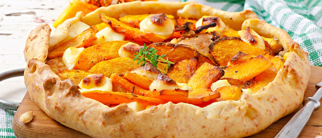 Blackmores recipe roast pumpkin and feta pizza