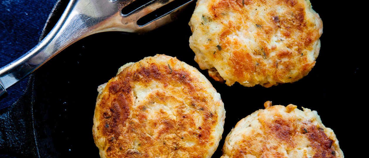 Blackmores recipe salmon patties with green salad