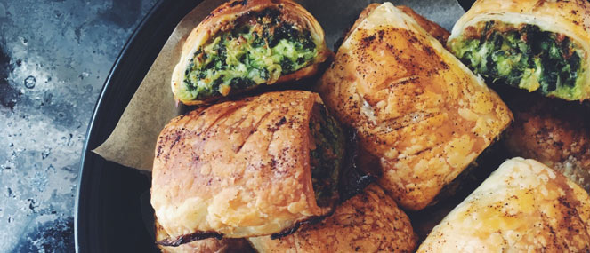 RECIPE: Super green ‘sausage’ rolls