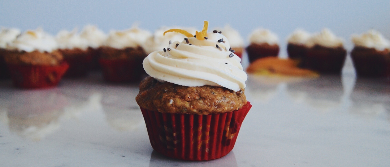 RECIPE: Carrot & chia cupcakes