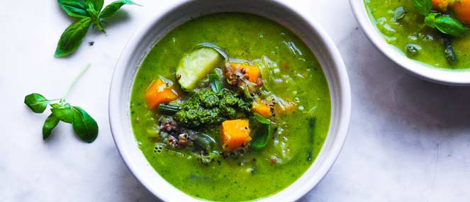 RECIPE: Lentil, vegetable & quinoa soup