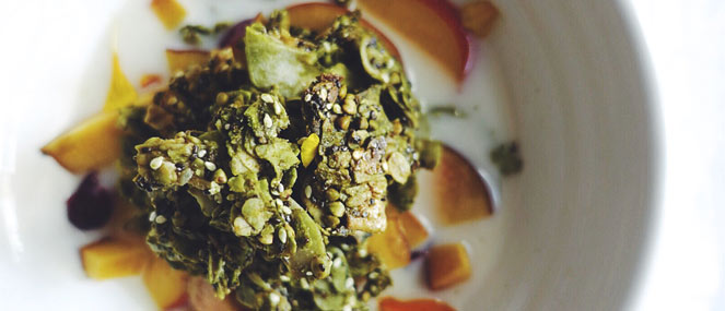 RECIPE: Matcha sesame granola