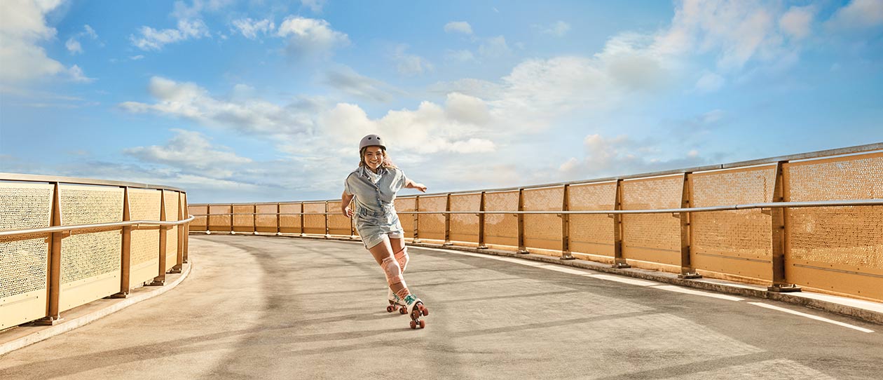 girl on skates