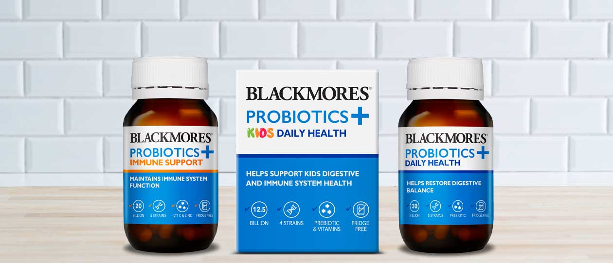 Blackmores Probiotics+ range
