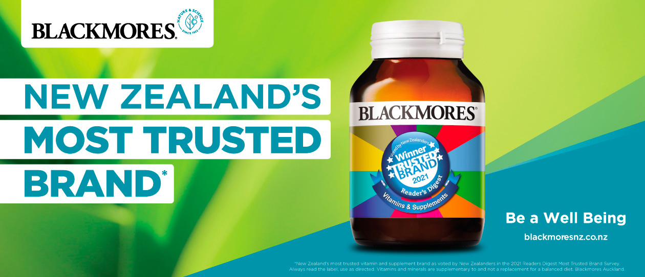 Blackmores New Zealand's Most Trusted Brand 2021