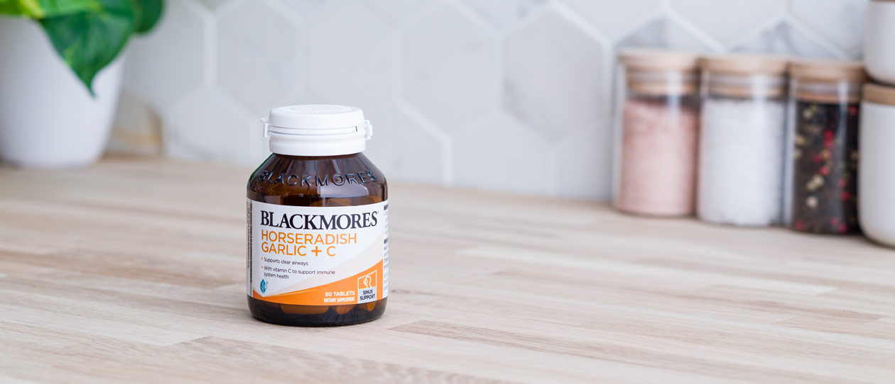 Blackmores Horseradish Garlic plus C 50 tablets