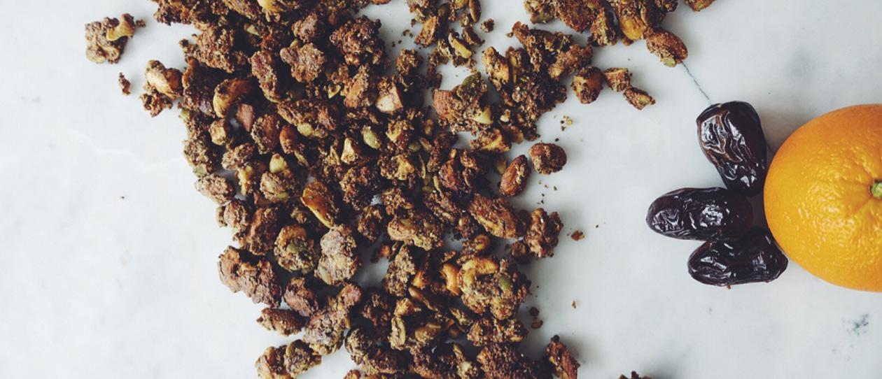 Orange & cinnamon nut clusters